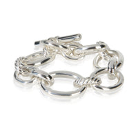 David Yurman Sterling Silver Diamond Mercer Bracelet 3