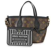 Louis Vuitton Black Monogram Canvas Neverfull Bandouliere Inside Out BB Handbag id
