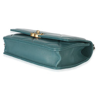 Chanel Dark Green Quilted Lambskin  19 Wallet On Chain Handbag 6