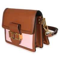 Louis Vuitton Pink Brown Taurillon Mini Dauphine Handbag 2