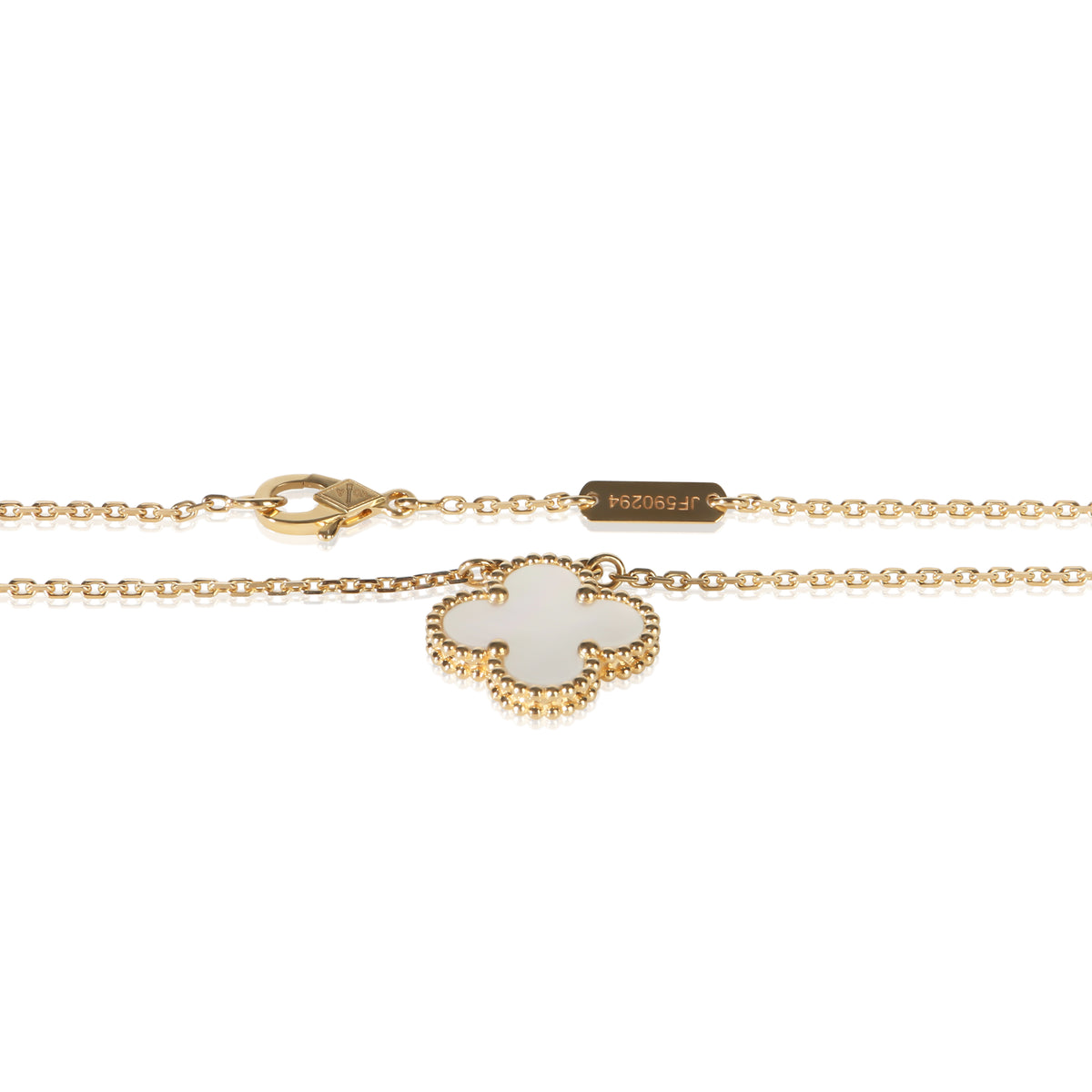 Van Cleef & Arpels Yellow Gold Vintage Alhambra Pendant 2