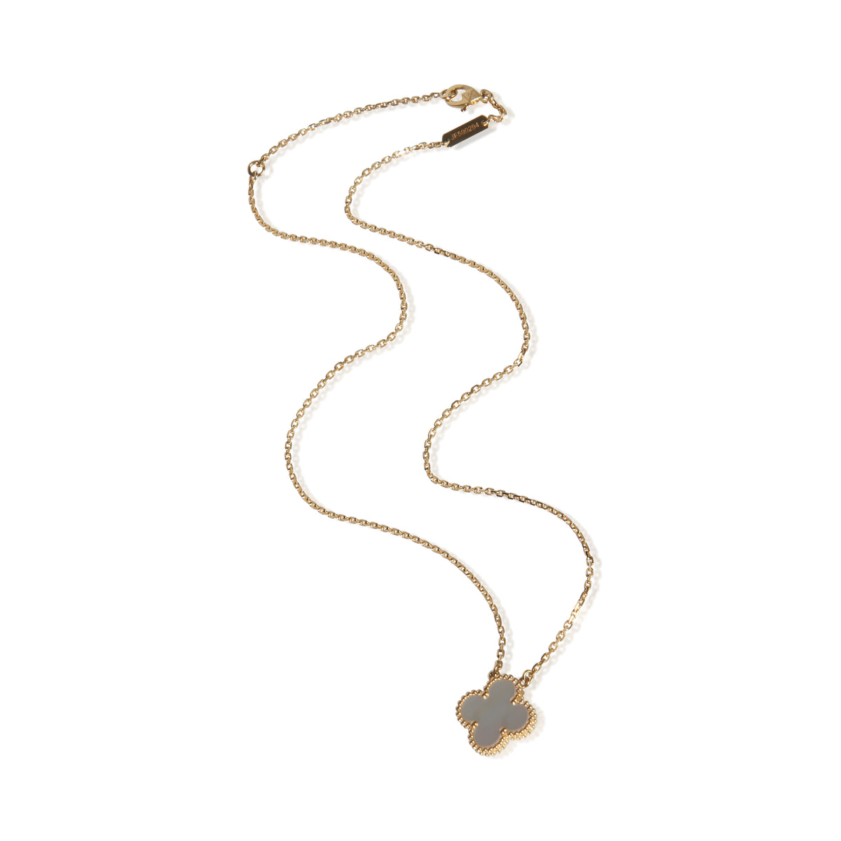 Van Cleef & Arpels Yellow Gold Vintage Alhambra Pendant 3