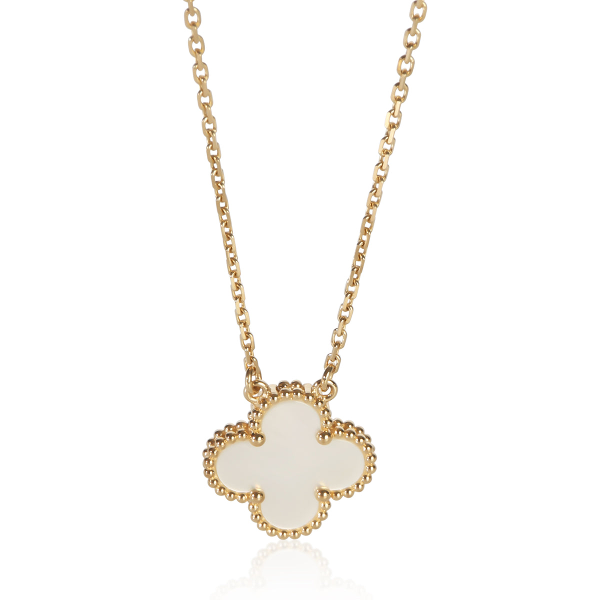 Van Cleef & Arpels Yellow Gold Vintage Alhambra Pendant fv