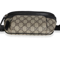 Gucci Black Beige GG Supreme Canvas Belt Bag Handbag 5
