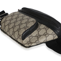 Gucci Black Beige GG Supreme Canvas Belt Bag Handbag 6