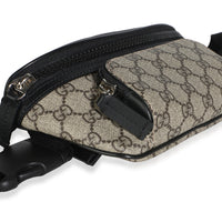 Gucci Black Beige GG Supreme Canvas Belt Bag Handbag 7