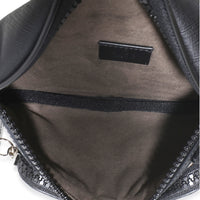 Gucci Black Beige GG Supreme Canvas Belt Bag Handbag 8