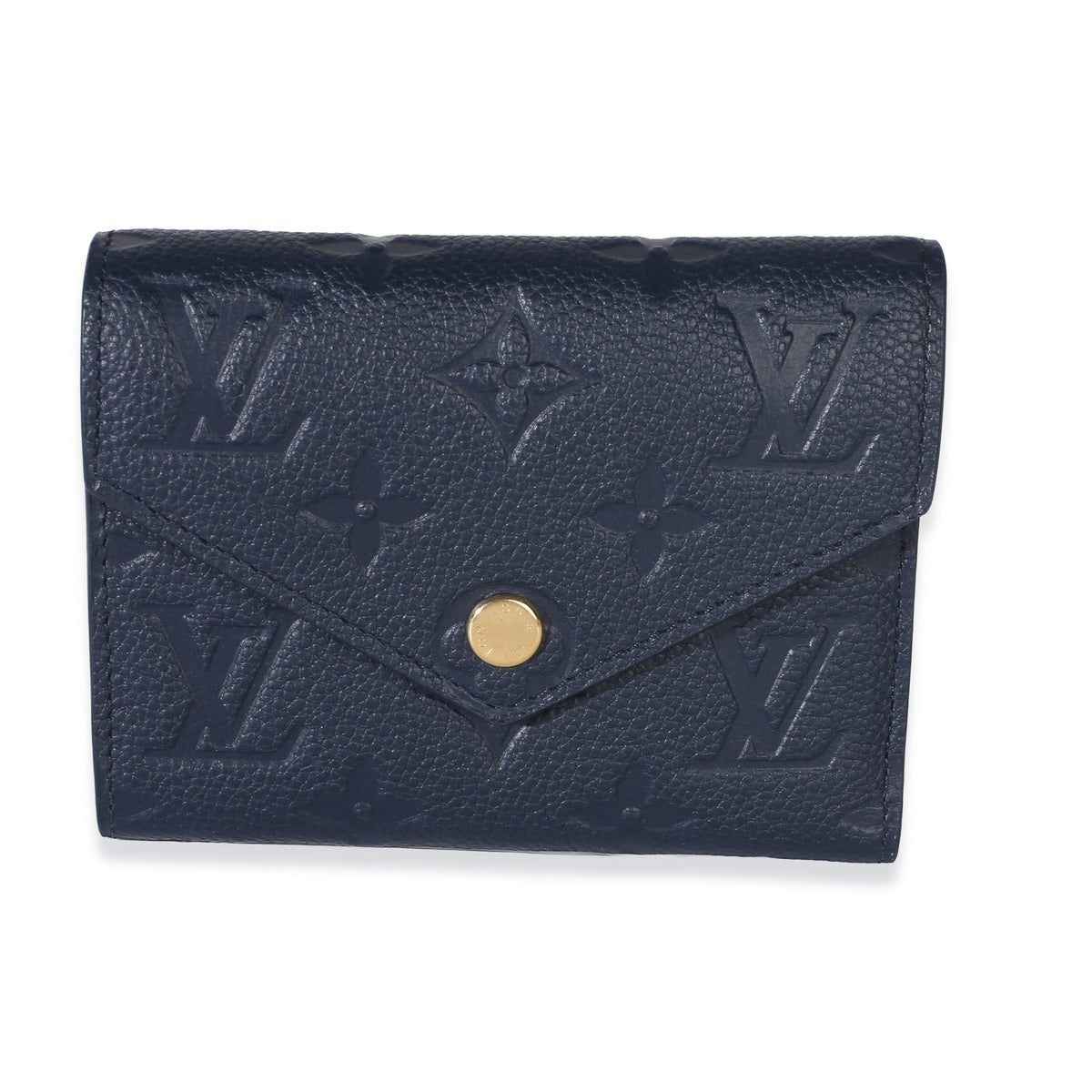 Louis Vuitton Navy Monogram Empreinte Victorine Wallet Wallet id
