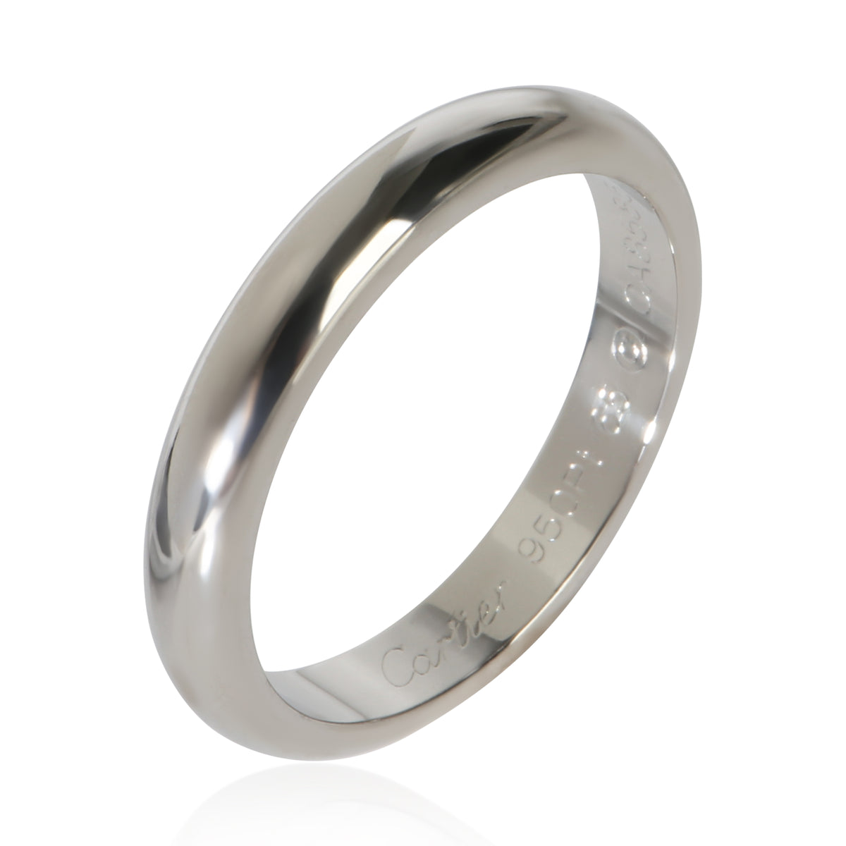 Cartier Platinum 1895 4mm Band 3