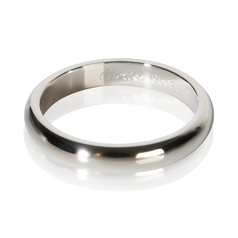 Cartier Platinum 1895 4mm Band fv