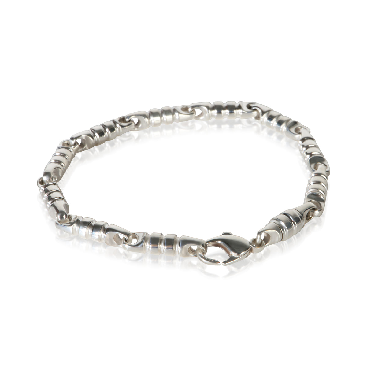 Tiffany & Co. Sterling Silver Paloma Picasso Groove Link Bracelet 4