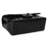 Chanel So Black Quilted Patent Mini Rectangular Flap Bag Handbag 7