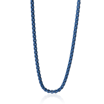 David Yurman Sterling Silver 4mm Box Chain Necklace fv