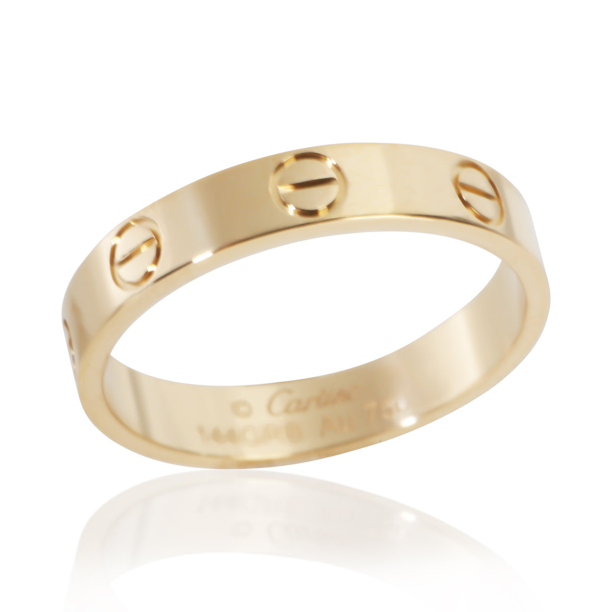 Cartier Yellow Gold Small Model Love Ring 4