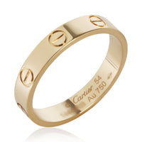 Cartier Yellow Gold Small Model Love Ring 5