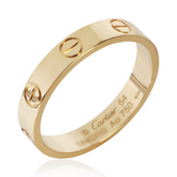 Cartier Yellow Gold Small Model Love Ring 6
