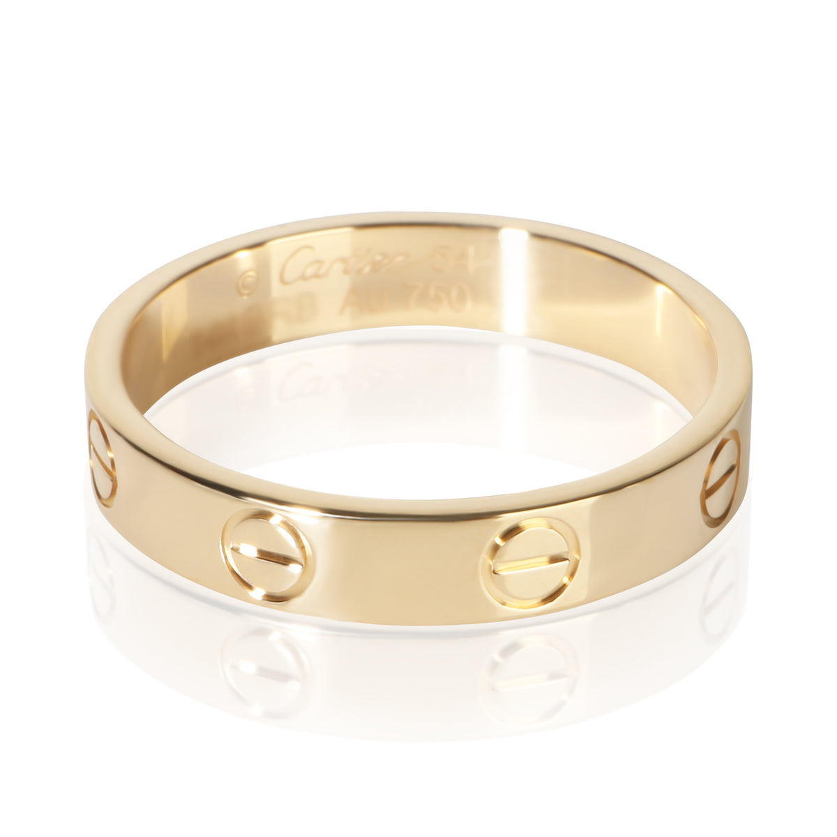 Cartier Yellow Gold Small Model Love Ring fv