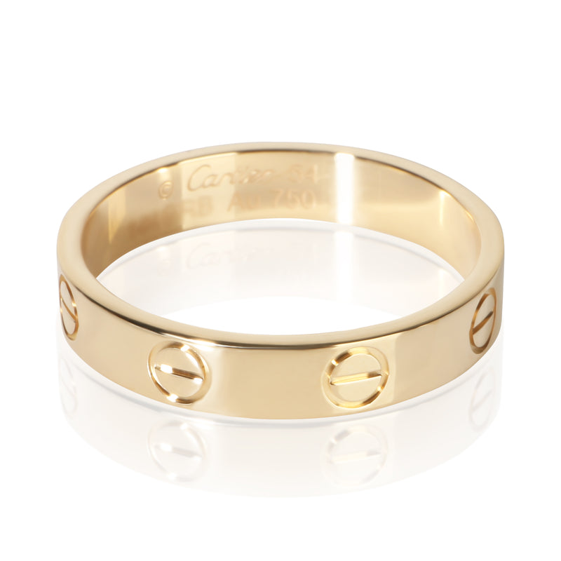 Cartier Yellow Gold Small Model Love Ring fv
