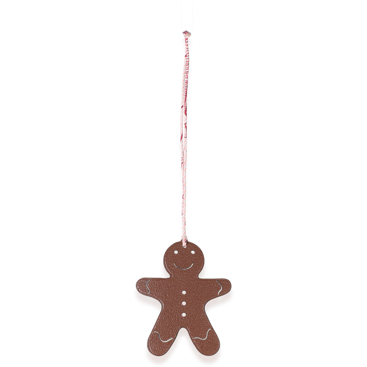 Hermès Petit H Etain Togo Gingerbread Man Charm 4