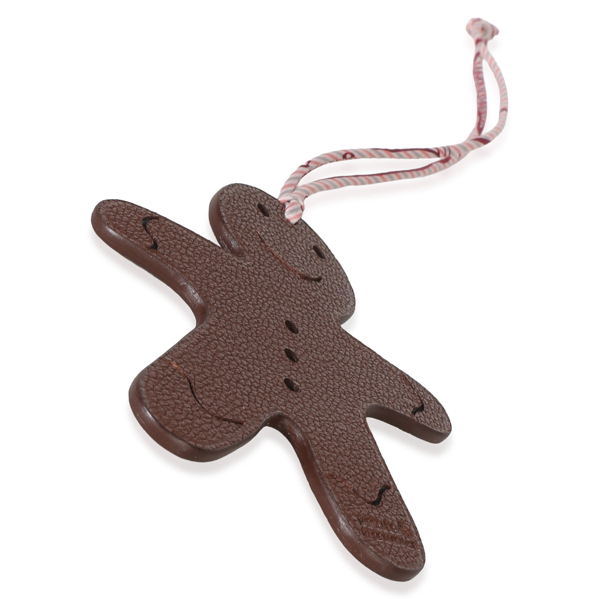 Hermès Petit H Etain Togo Gingerbread Man Charm 6