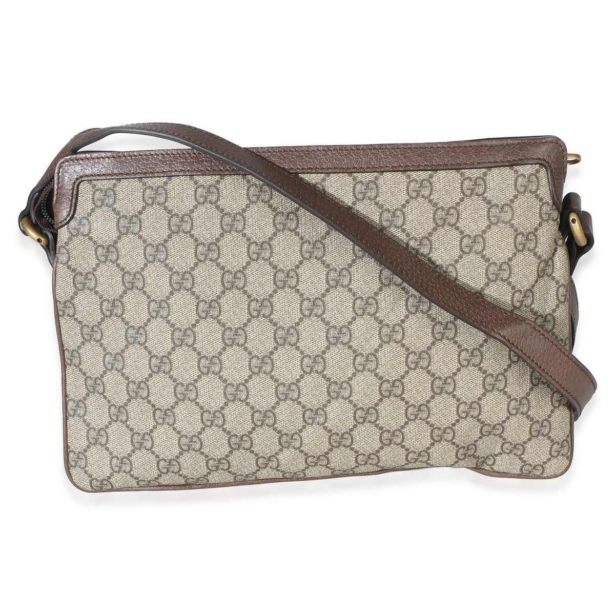Gucci Beige New Acero GG Supreme Canvas Web Medium Ophidia Shoulder Bag Handbag 4