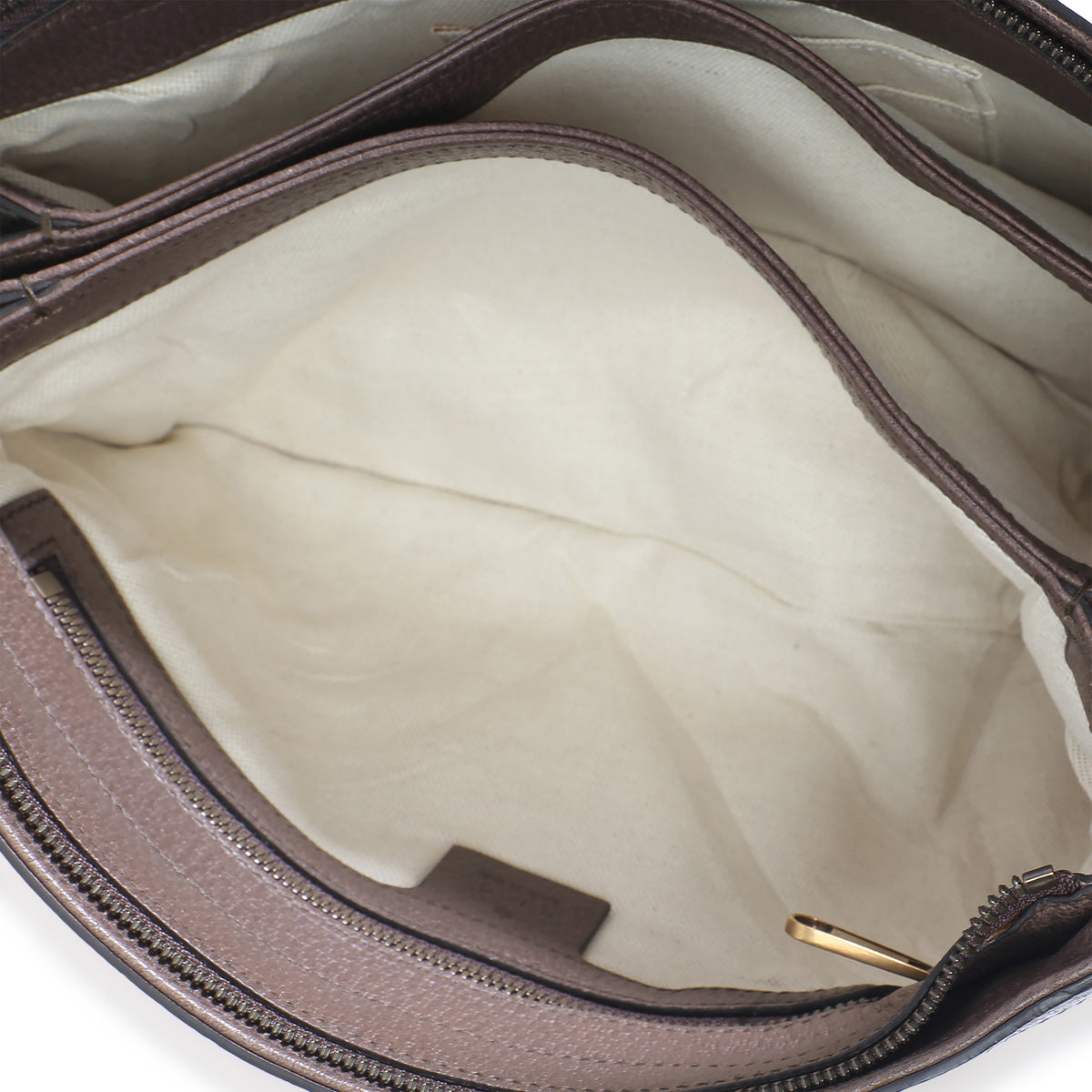 Gucci Beige New Acero GG Supreme Canvas Web Medium Ophidia Shoulder Bag Handbag 8