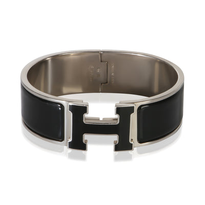 Hermès Clic Clac In Noir Bracelet fv