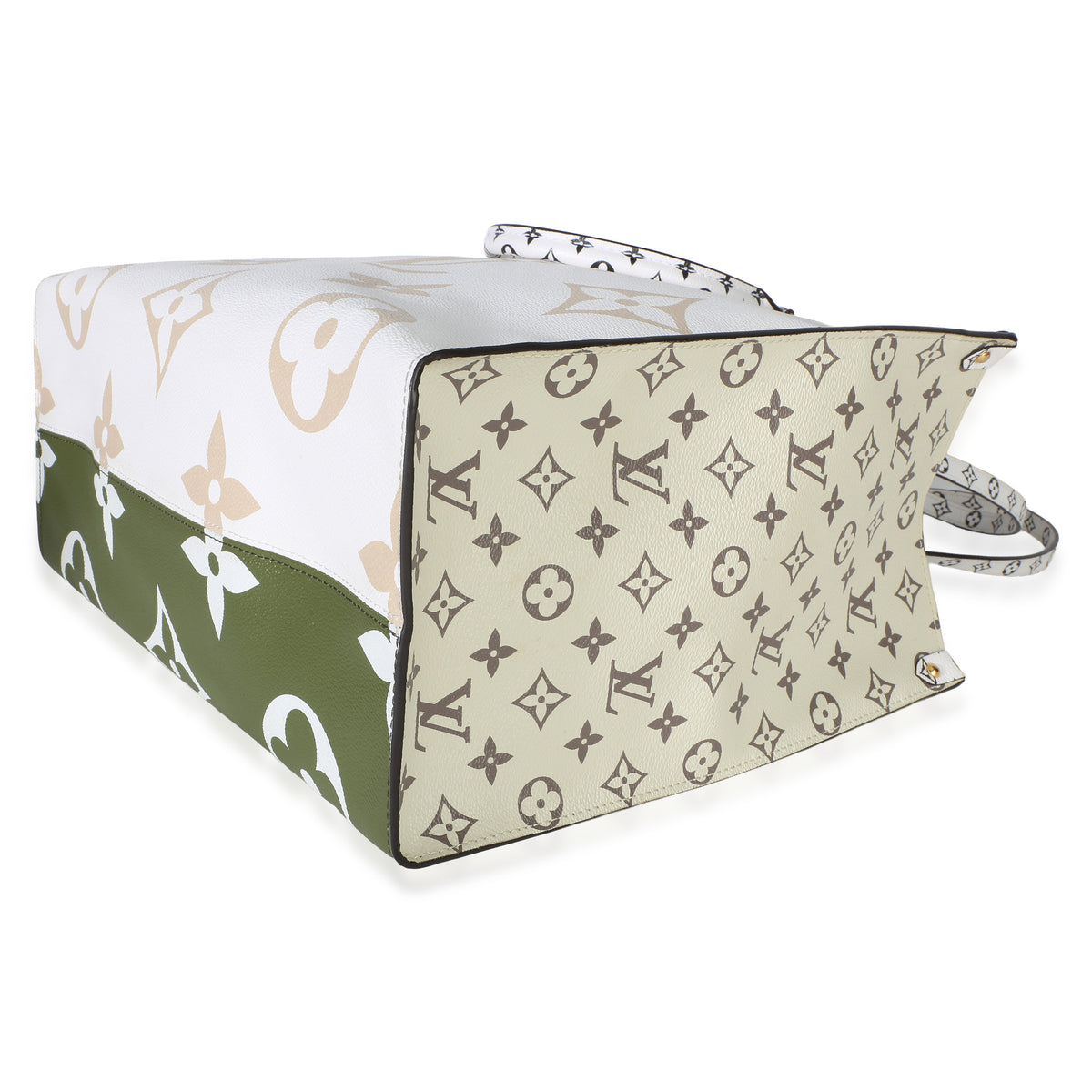 Louis Vuitton Kaki Beige Giant Monogram Canvas Onthego GM Handbag 10