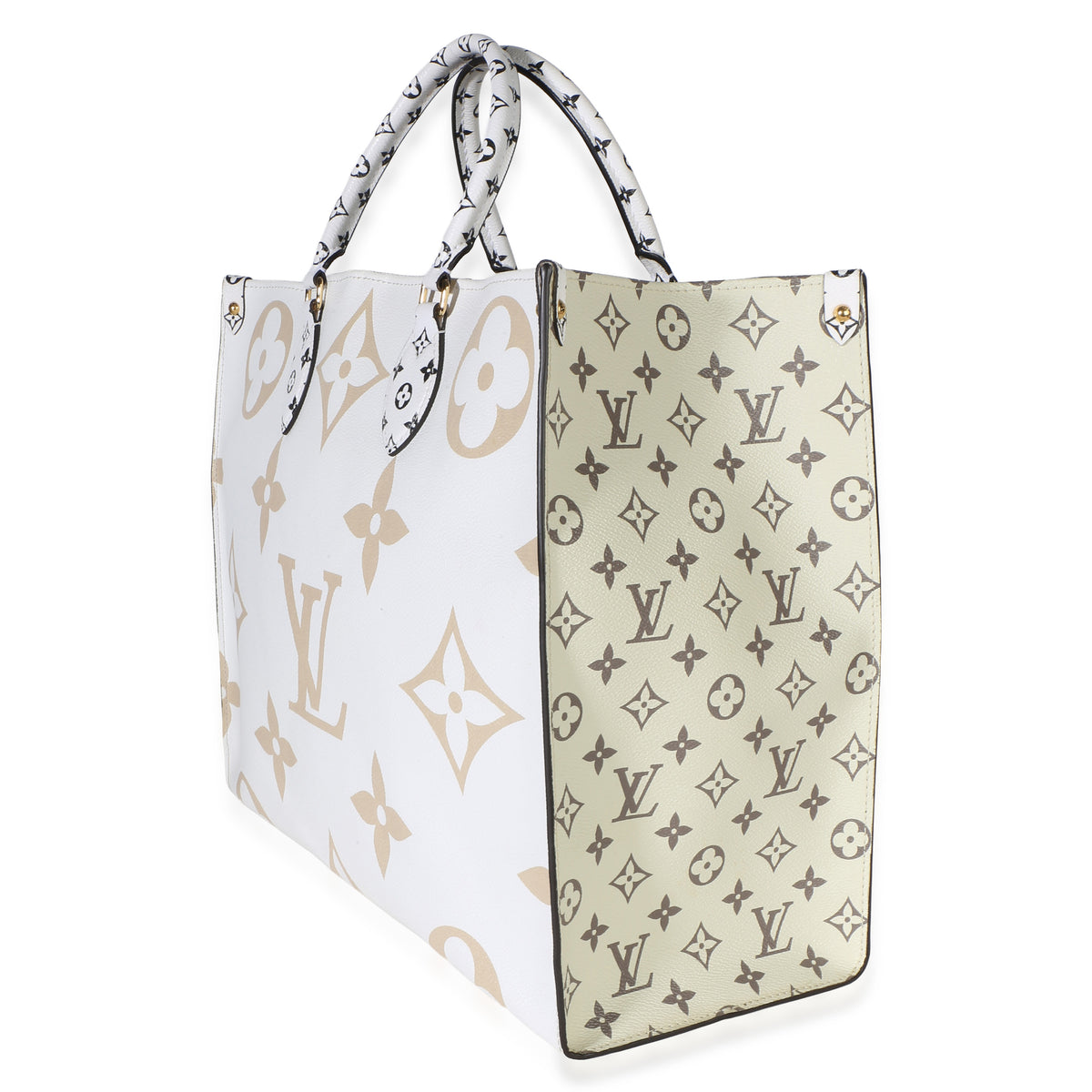 Louis Vuitton Kaki Beige Giant Monogram Canvas Onthego GM Handbag 2