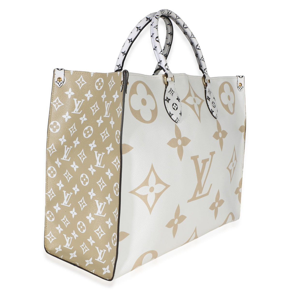 Louis Vuitton Kaki Beige Giant Monogram Canvas Onthego GM Handbag 3