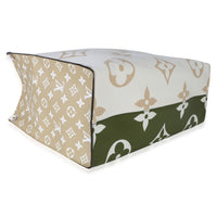 Louis Vuitton Kaki Beige Giant Monogram Canvas Onthego GM Handbag 7