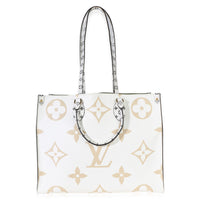 Louis Vuitton Kaki Beige Giant Monogram Canvas Onthego GM Handbag 8