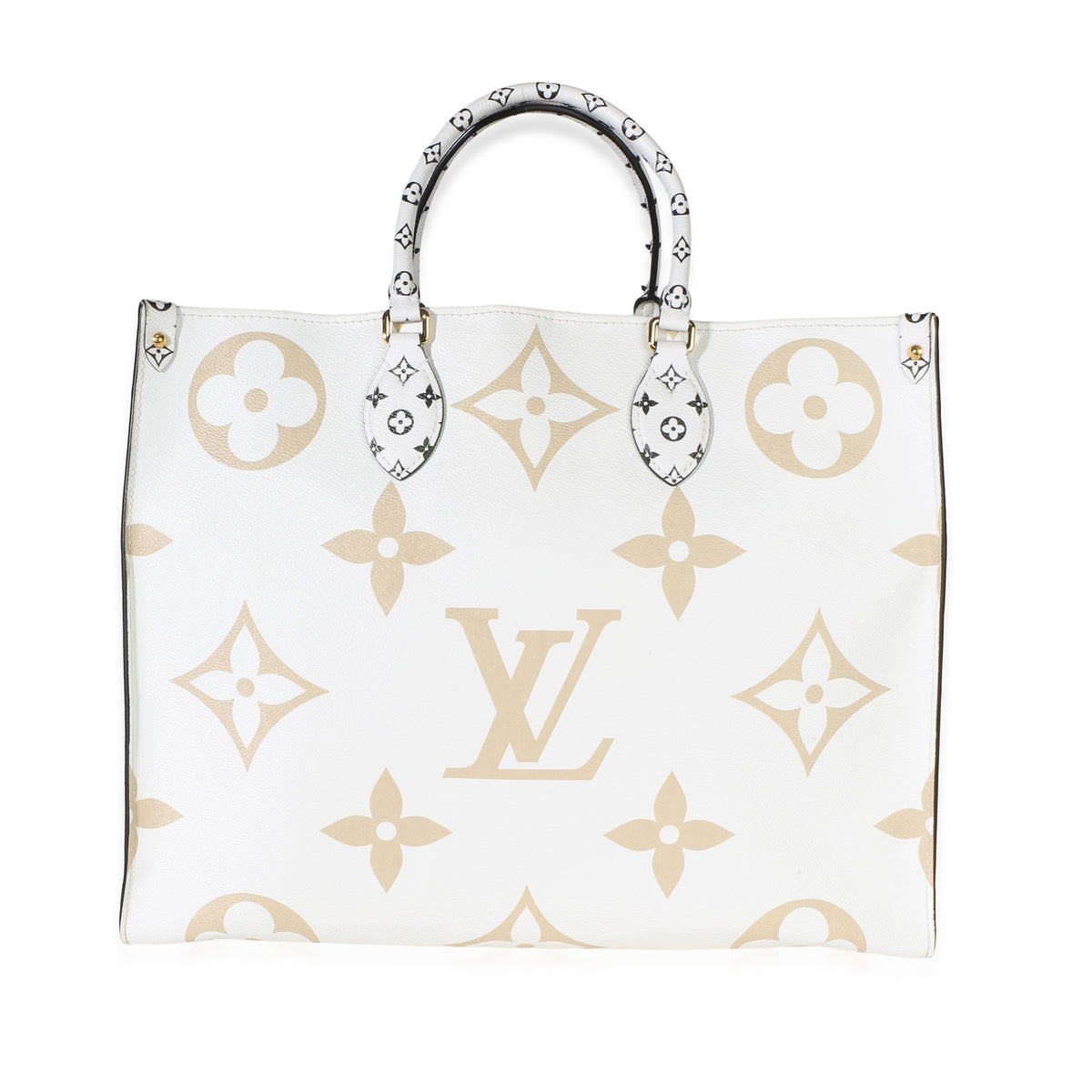 Louis Vuitton Kaki Beige Giant Monogram Canvas Onthego GM Handbag id