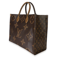 Louis Vuitton Monogram Reverse Canvas Onthego GM Handbag 2