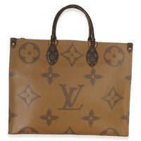 Louis Vuitton Monogram Reverse Canvas Onthego GM Handbag 4