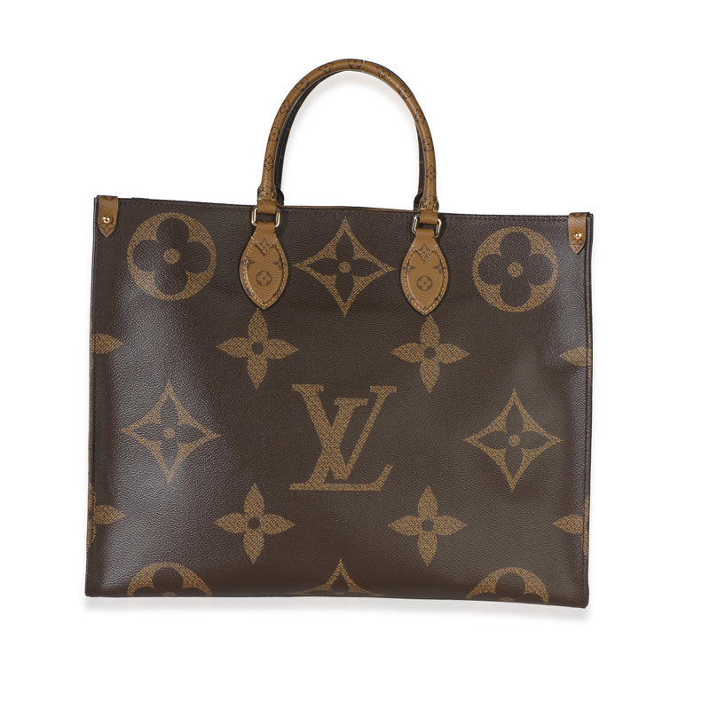 Louis Vuitton Monogram Reverse Canvas Onthego GM Handbag id