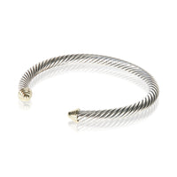 David Yurman Yellow Gold & Sterling Silver Cable Classic Bracelet 2