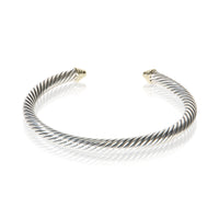 David Yurman Yellow Gold & Sterling Silver Cable Classic Bracelet 3