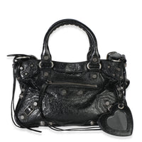 Balenciaga Black Agneau Arena Neo Cagole Medium City Bag Handbag id