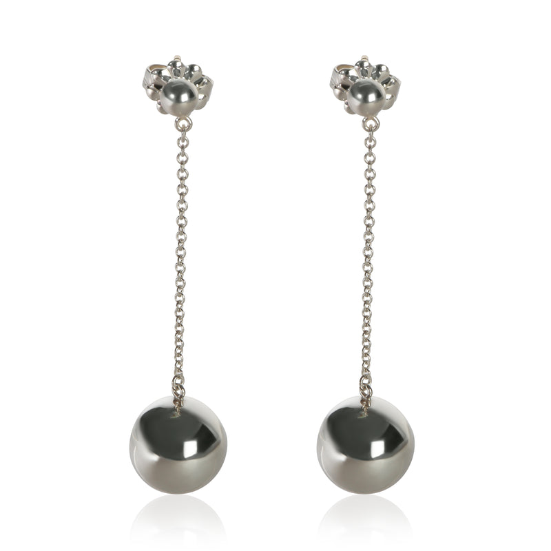 Tiffany & Co. Sterling Silver HardWear Ball Earrings fv