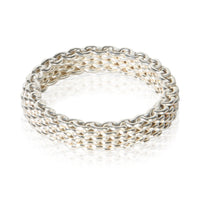 Tiffany & Co. Sterling Silver Somerset Mesh Ring 2