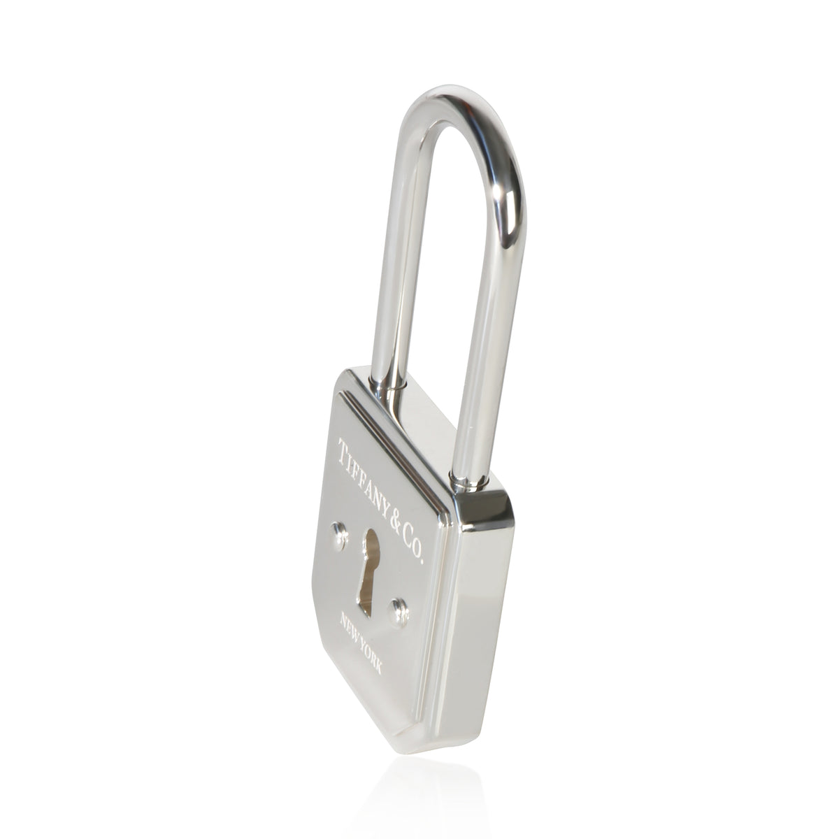 Tiffany & Co. Sterling Silver Return To Tiffany Lock Key Ring 2