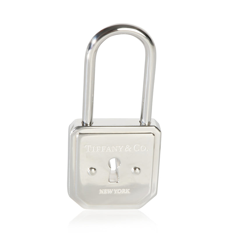 Tiffany & Co. Sterling Silver Return To Tiffany Lock Key Ring fv