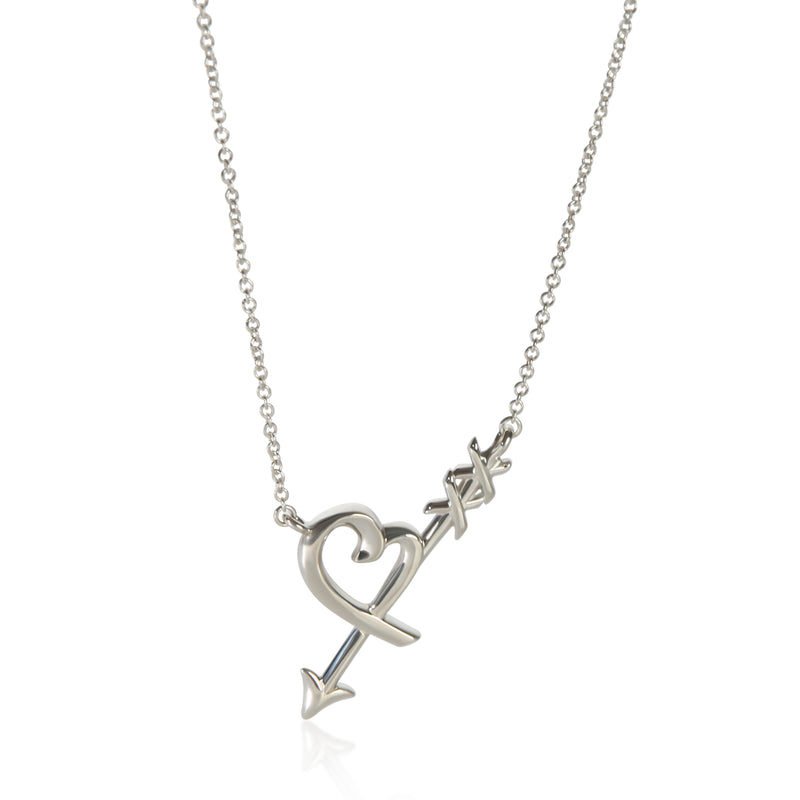 Tiffany & Co. Sterling Silver Paloma Picasso Grafitti Pendant fv