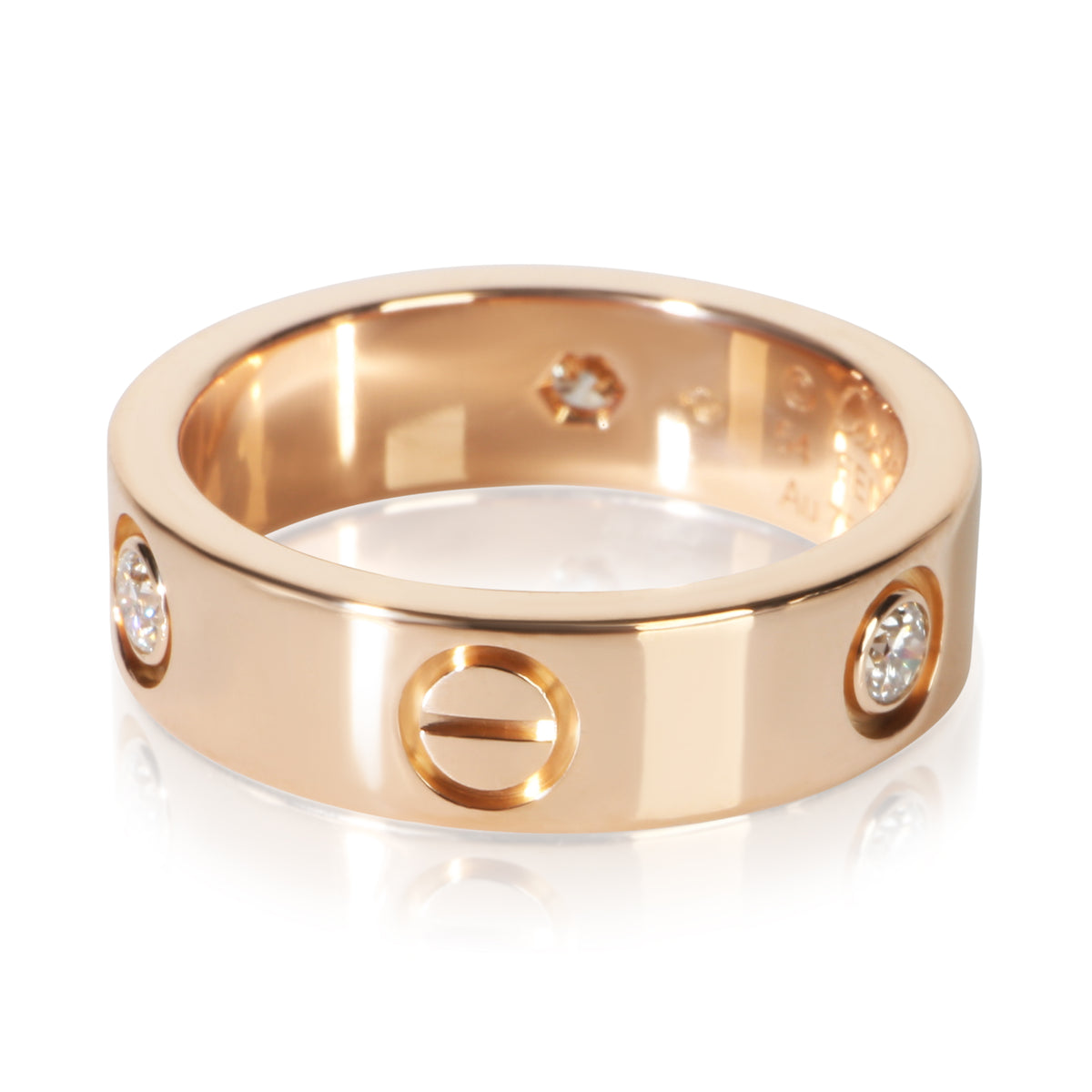 Cartier Rose Gold Diamond Love Ring 2