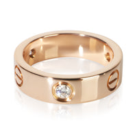 Cartier Rose Gold Diamond Love Ring 3