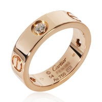 Cartier Rose Gold Diamond Love Ring 4