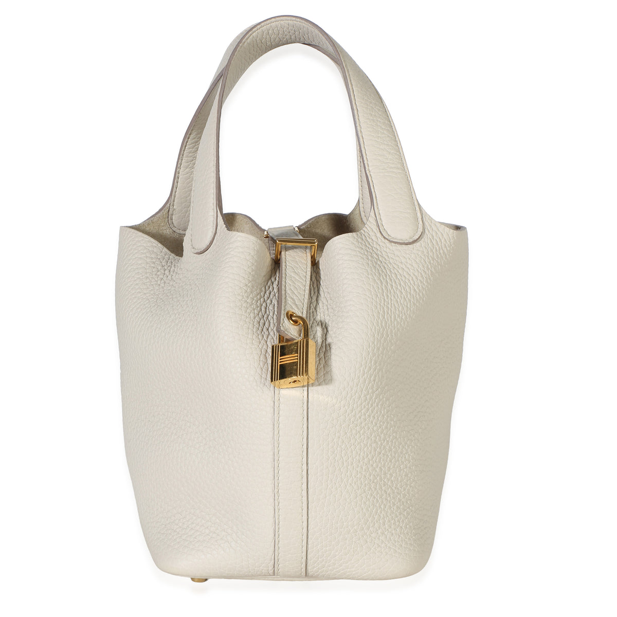 Hermès Craie Clemence Picotin Lock 18 GHW Handbag id