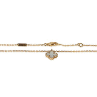 Van Cleef & Arpels Yellow Gold Mother Of Pearl Sweet Alhambra Pendant 2