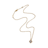 Van Cleef & Arpels Yellow Gold Mother Of Pearl Sweet Alhambra Pendant 3